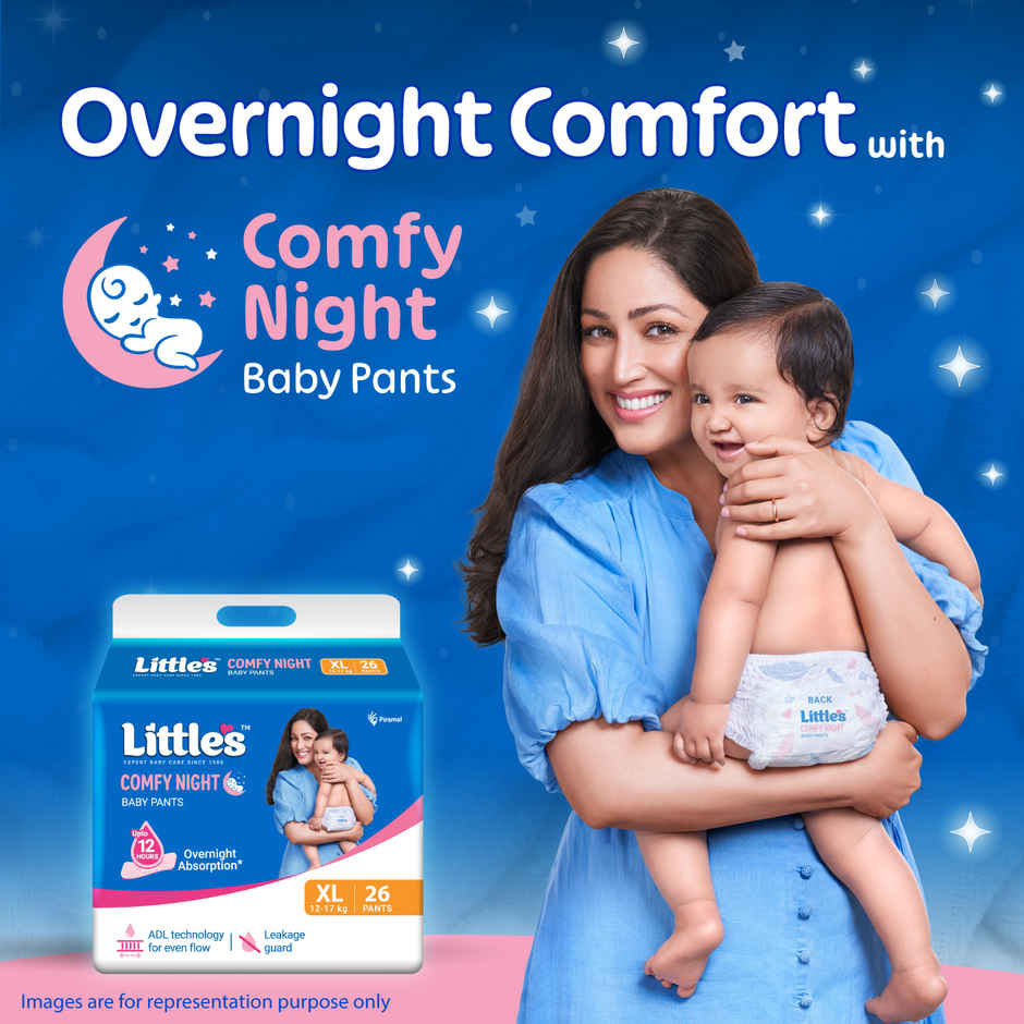 Littles Baby Diapers Extra Large Pant Style Diaper | XL | 26 pcs