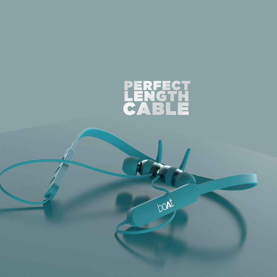 boAt Rockerz 255 Pro in Ear Bluetooth Neckband with Upto 10 Hours Playback(Teal Green)