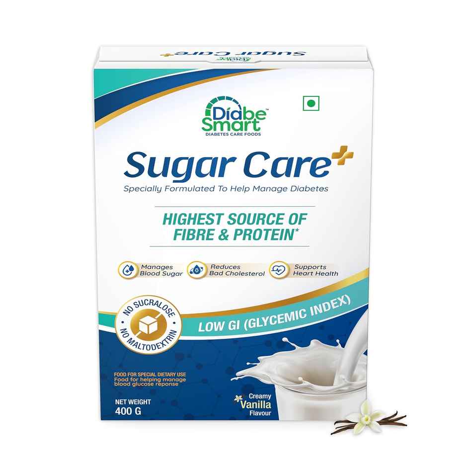 Diabesmart Sugar Care Plus Diabetic Care Vanilla Drink Mix