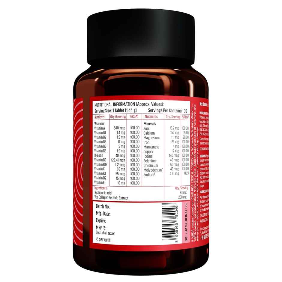 HK Vitals Multivitamin Women Energy Joint Skin Hair Immunity Tablet