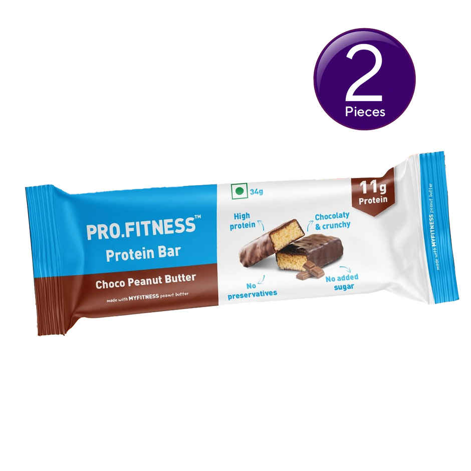 Pro.Fitness (11g) Protein Bar - Choco Peanut Butter|From makers of MyFitness peanut butter Combo