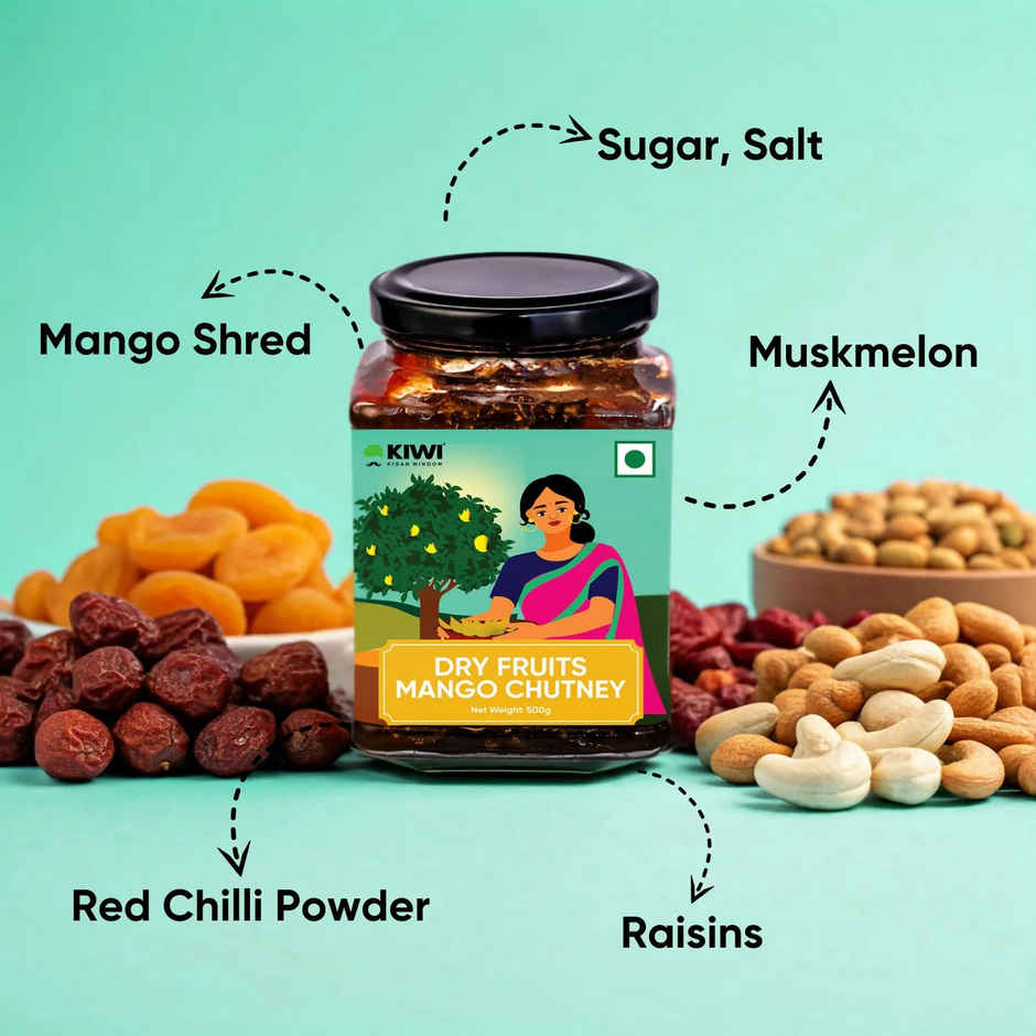 Kiwi Kisan Window Dry Fruits Mango Chutney