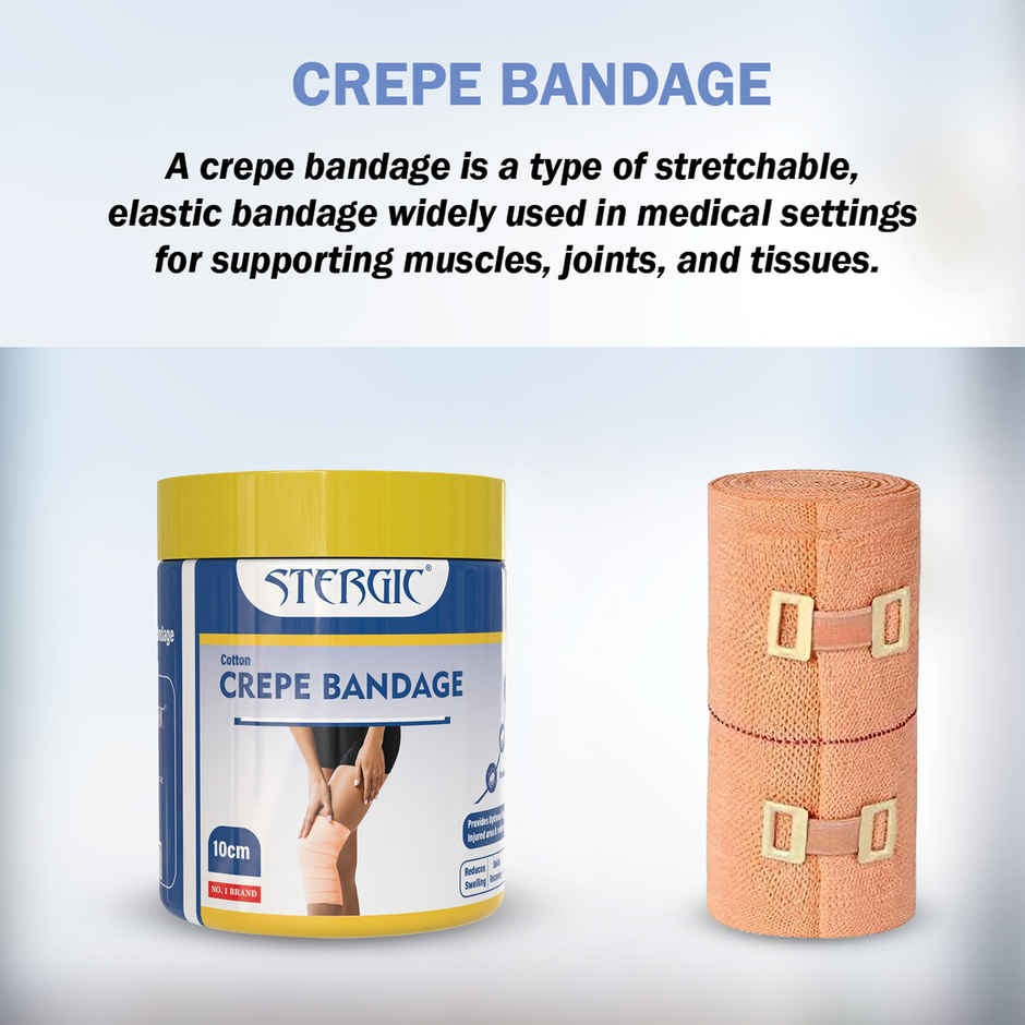 Stergic Crepe Bandage 10 cm x 4 m