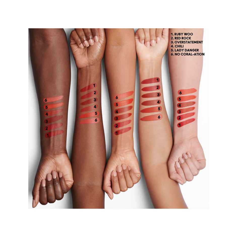 M.A.C MACximal Silky Matte Red Lipstick | Ruby Woo