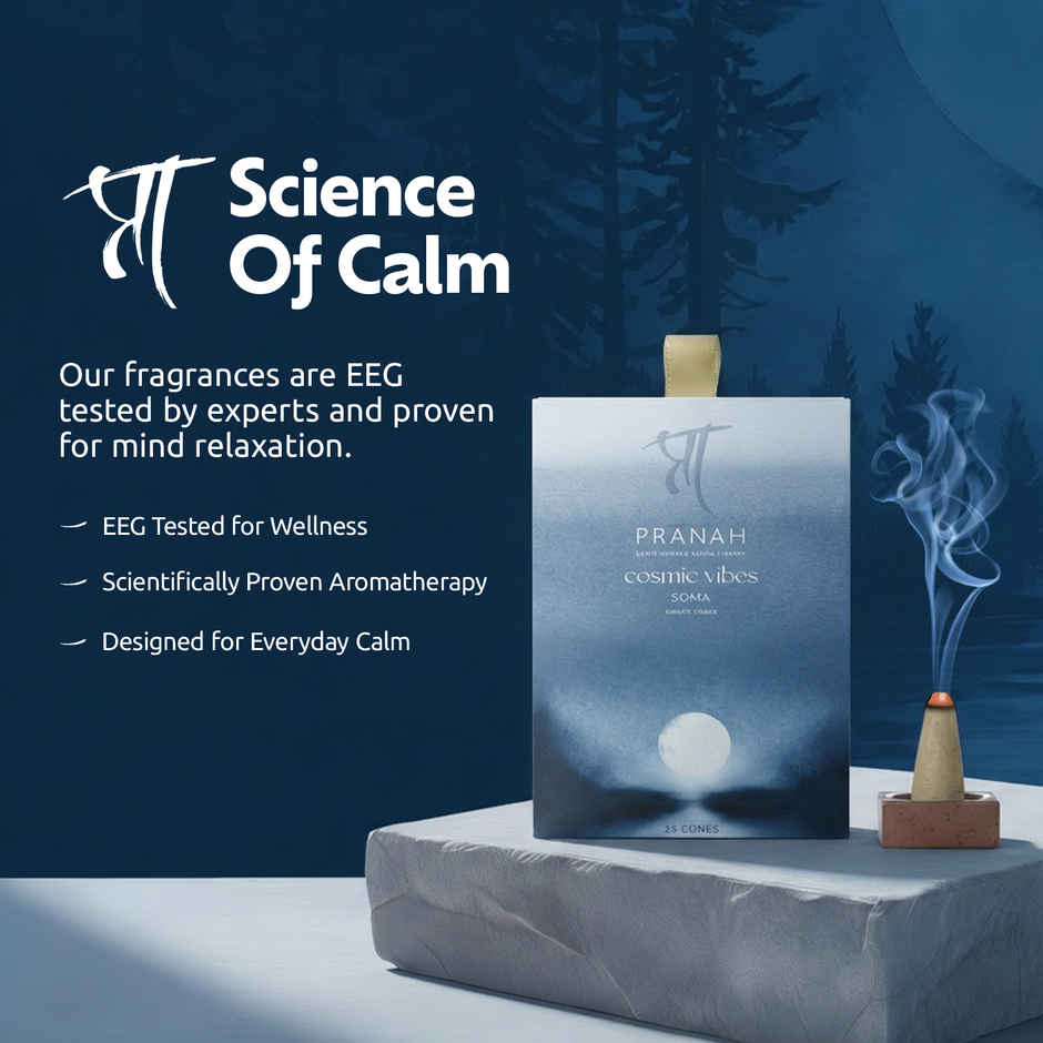 Pranah Cosmic Vibes | Soma | Incense Cones | 25 Cones
