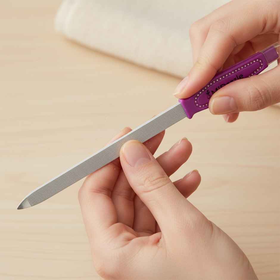 Midazzle Nail Filer with Cuticle Trimmer Cutter Remover Tool | MINF3802