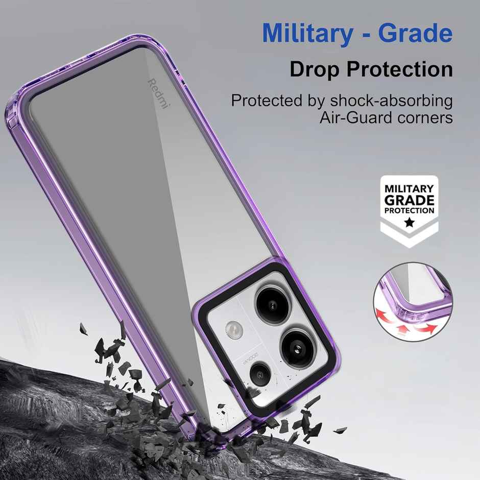 Zapcase Back Cover for Mi Redmi Note 13 Pro 5G | Space-Purple