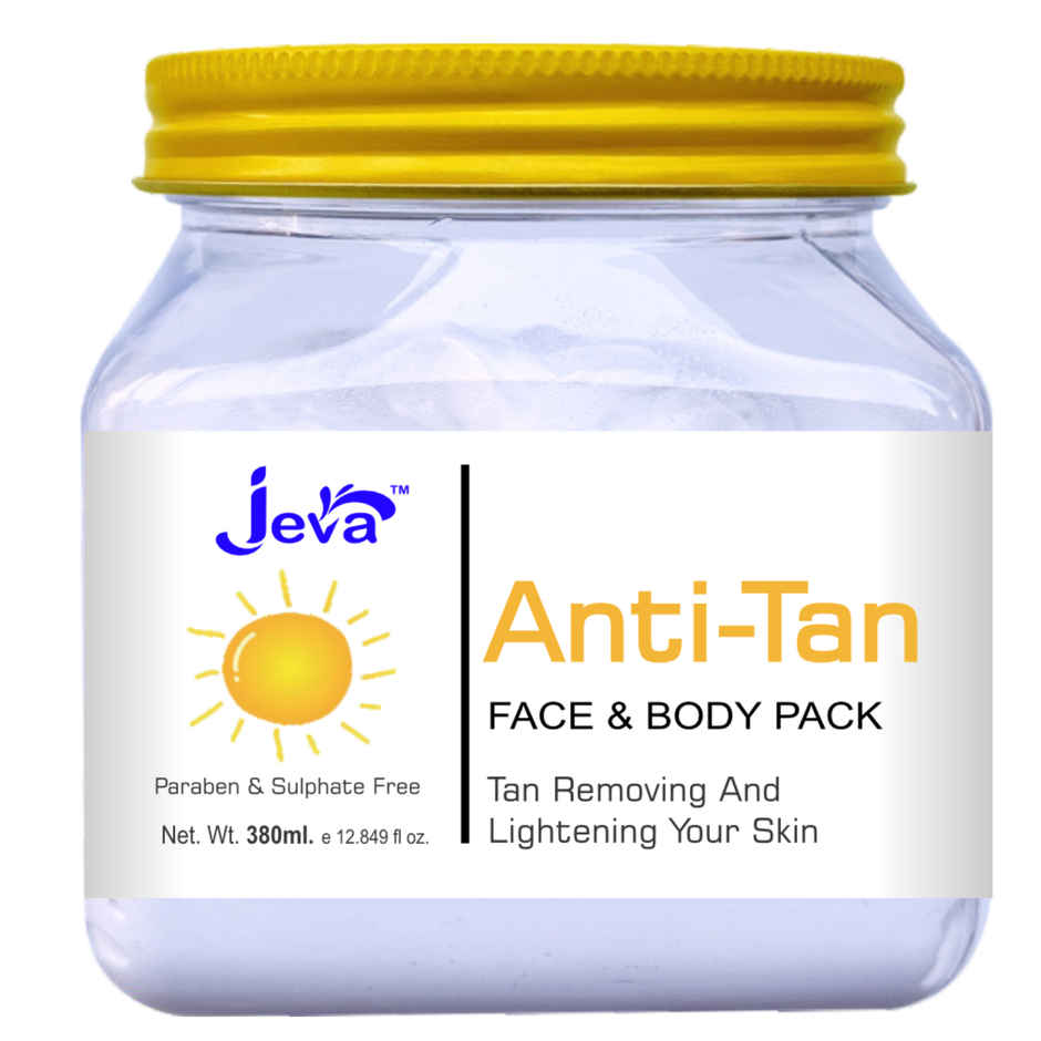 Jeva Anti-Tan Face Pack | Tan Removal, Brightening & Radiance-Boosting Gel