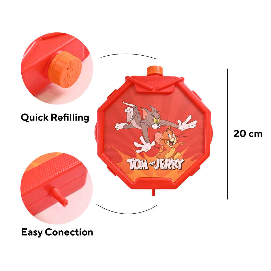 Tom and Jerry Holi Water Tank Pichkari | 2.25 L | Tomuncle