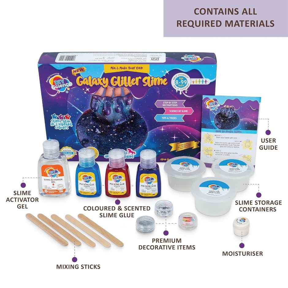 Youreka DIY Galaxy Glitter Slime Kit