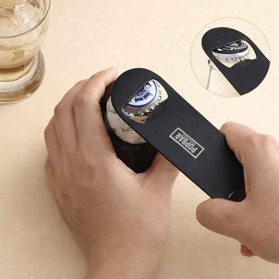 Picfest PopBar Black Matte Bottle Opener