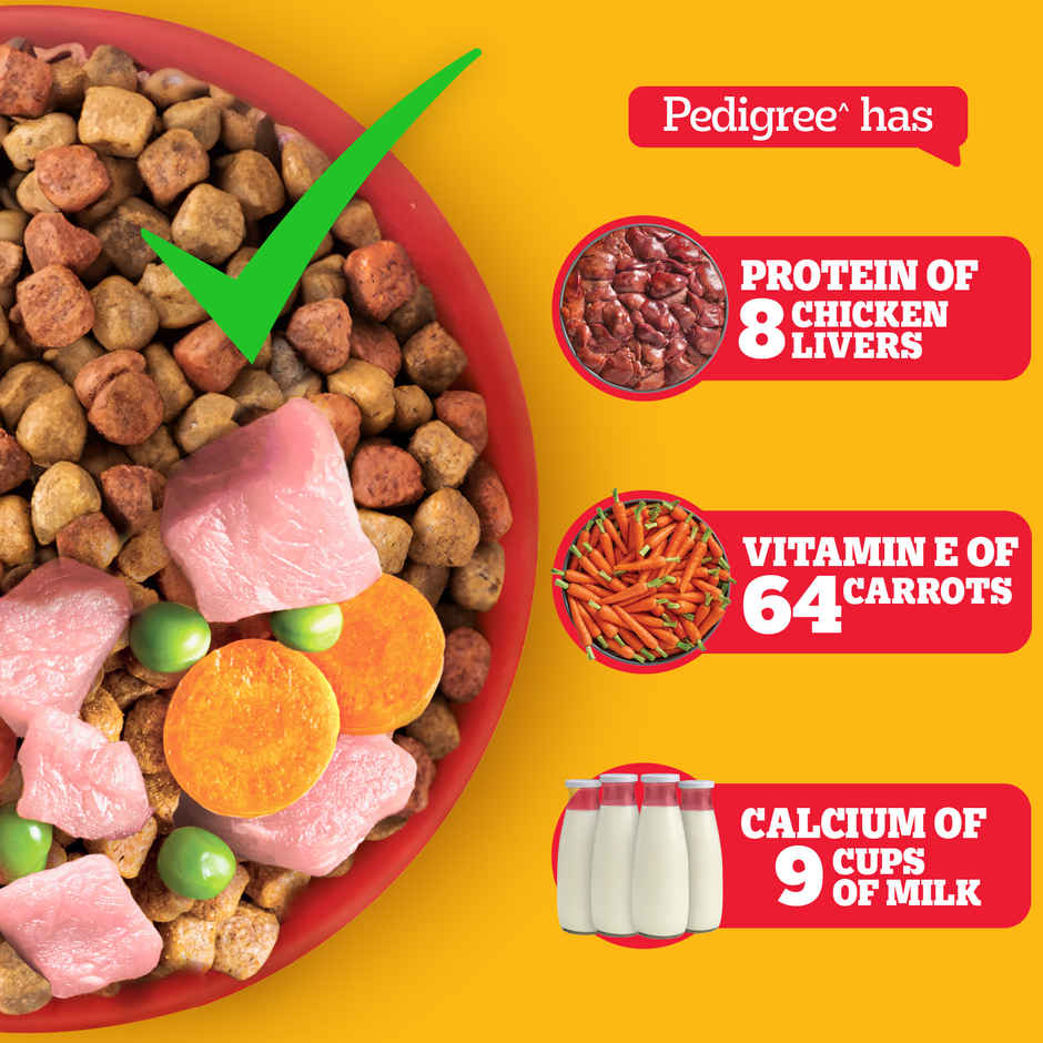 Pedigree Adult Dry Dog Food Chicken and Vegetables