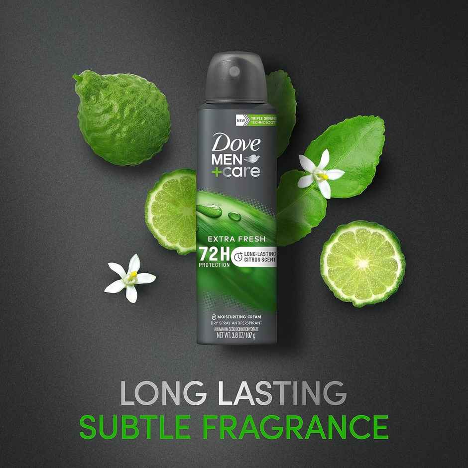 Dove Men+Care Extra Fresh Dry Spray Antiperspirant | 72H Protection