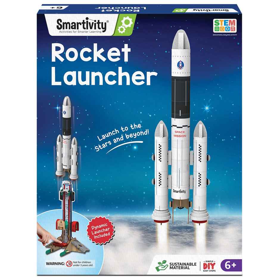 Smartivity Space Rocket Launcher Toy Fun & Educational Diy - Smrt1279