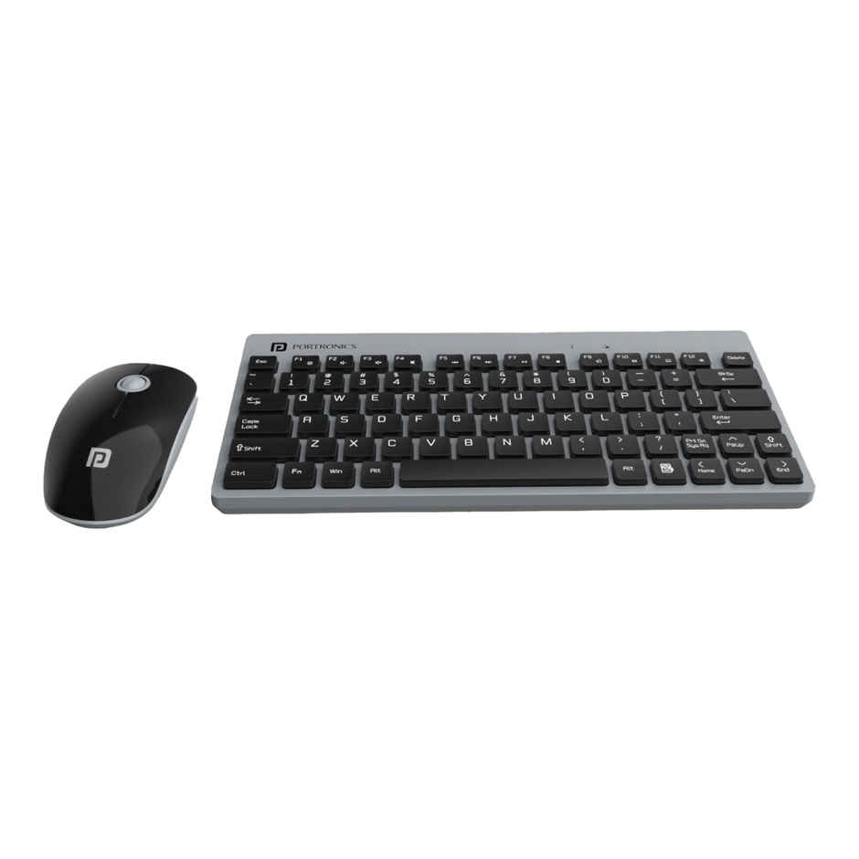 Portronics Key2 Wireless Keyboard and Mouse Combo - 2.4 GHz Wireless Technology