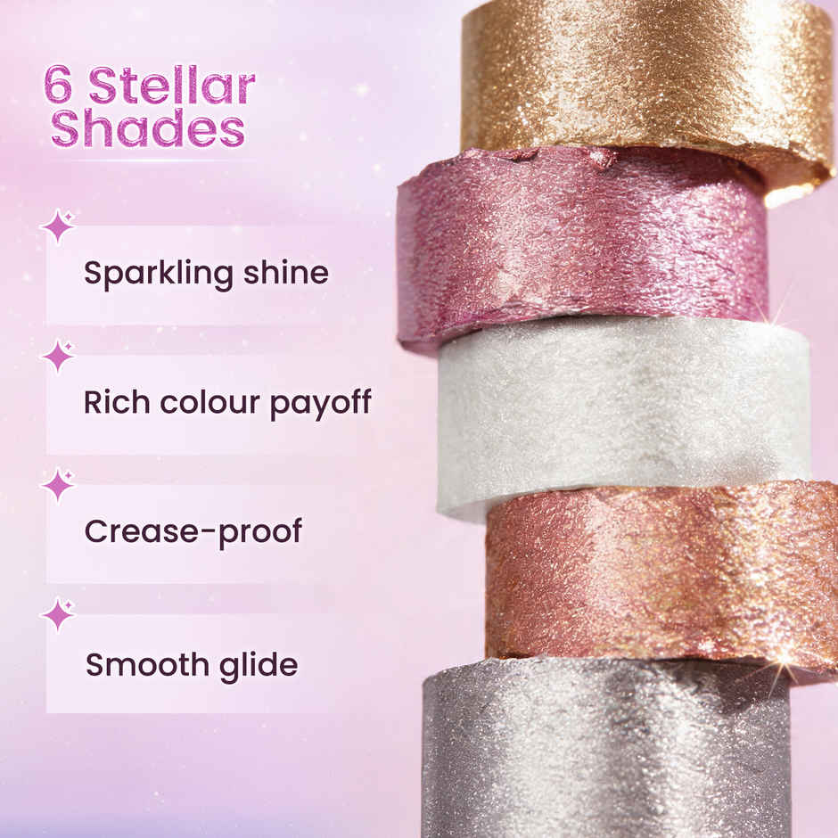 Swiss Beauty Jelly Verse Glow Stick | Rich Colour | Crease-Proof | Sparkling Shine | 4 Moon Drip
