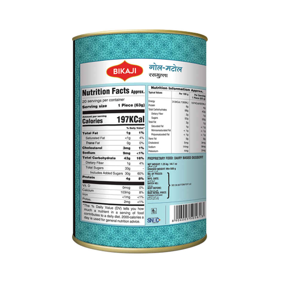 Bikaji Gol-Matol (Rasgulla)