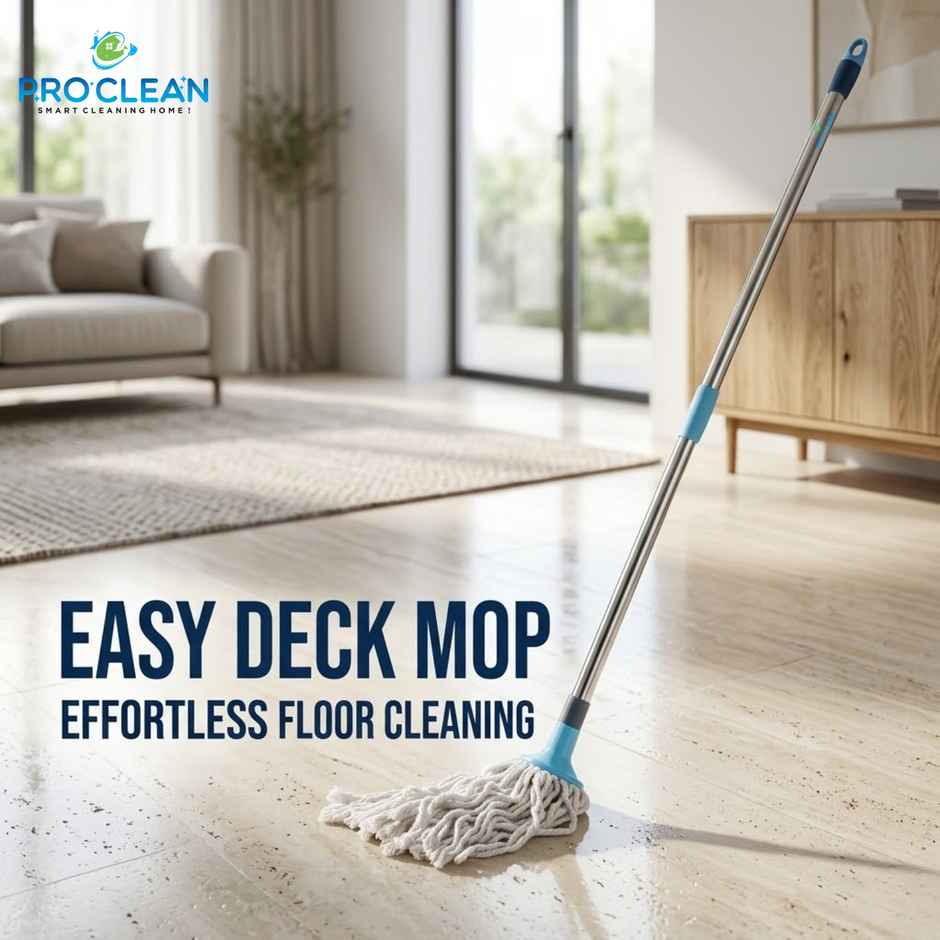 PROCLEAN Easy Deck Mop | Seagreen - 41 in