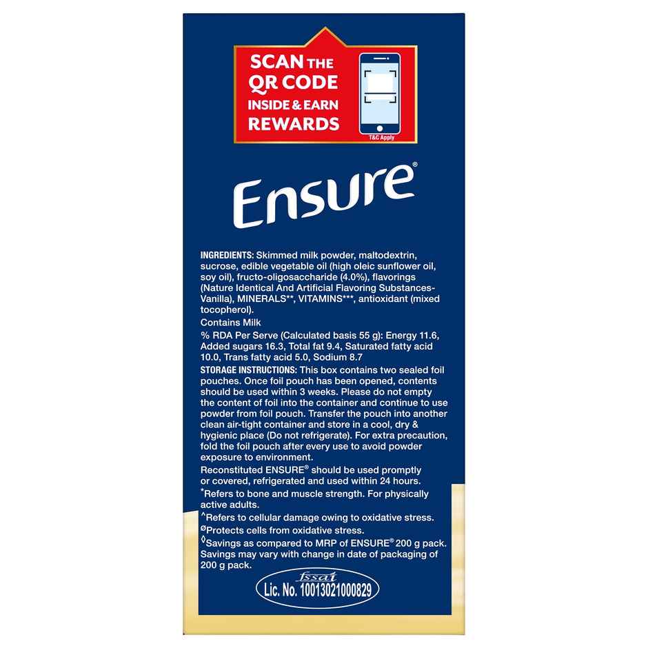 ENSURE Vanilla Drink Mix