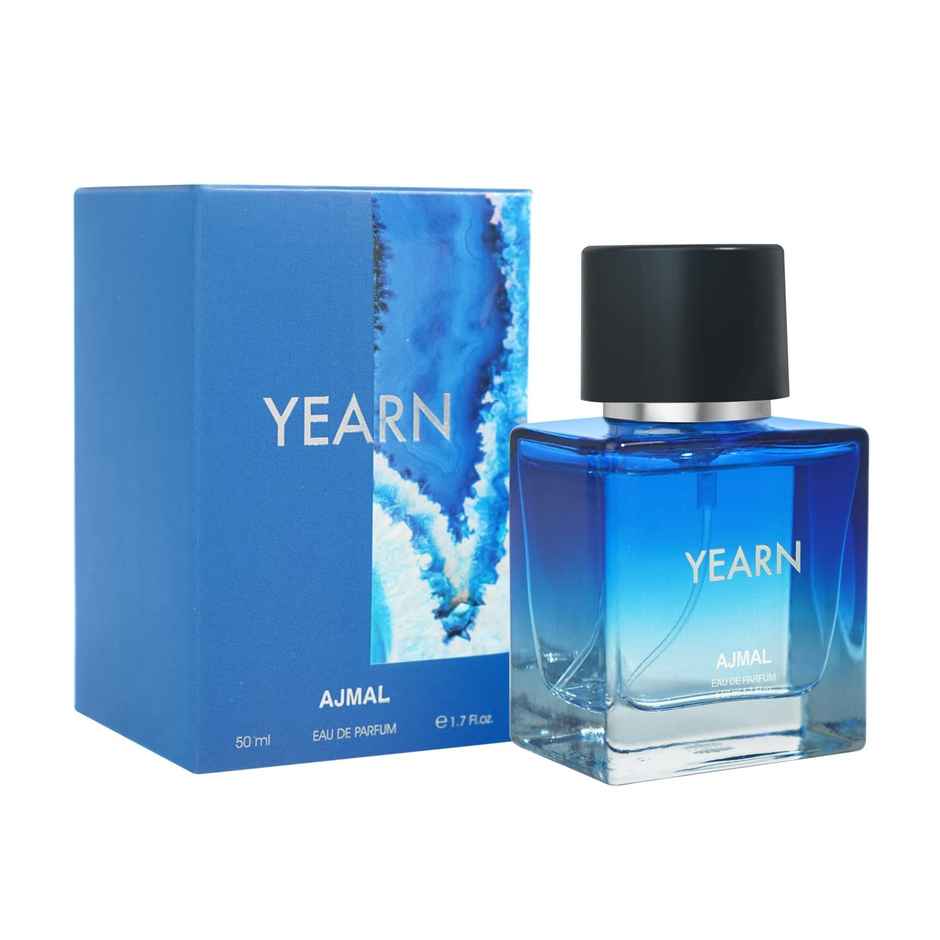 Ajmal Yearn Eau De Parfum Aquatic Perfume Long Lasting Scent Spray Party Wear Gift For Men