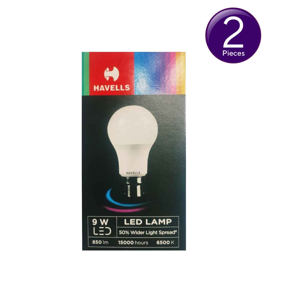Havells 9W Led Bulb (Cool White), B22 Pack Of 1 Combo