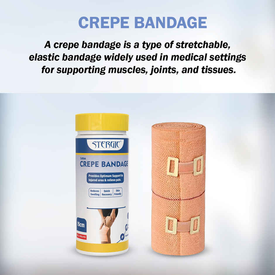 Stergic Crepe Bandage 15 cm x 4 m