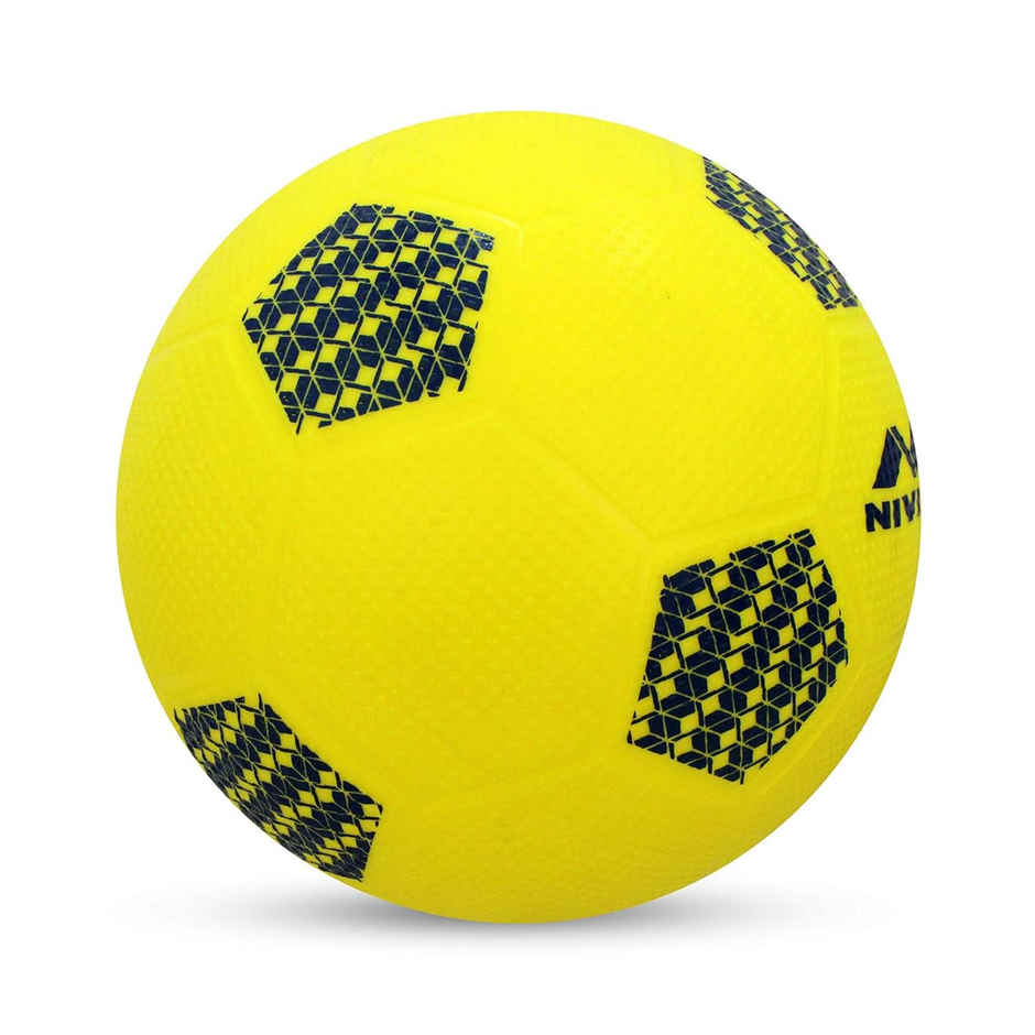 Nivia Home Play Football - Yellow/Blue Size 5
