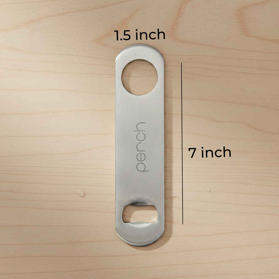 Perch Stainless Steel Bottle Opener Flat Bar Blade