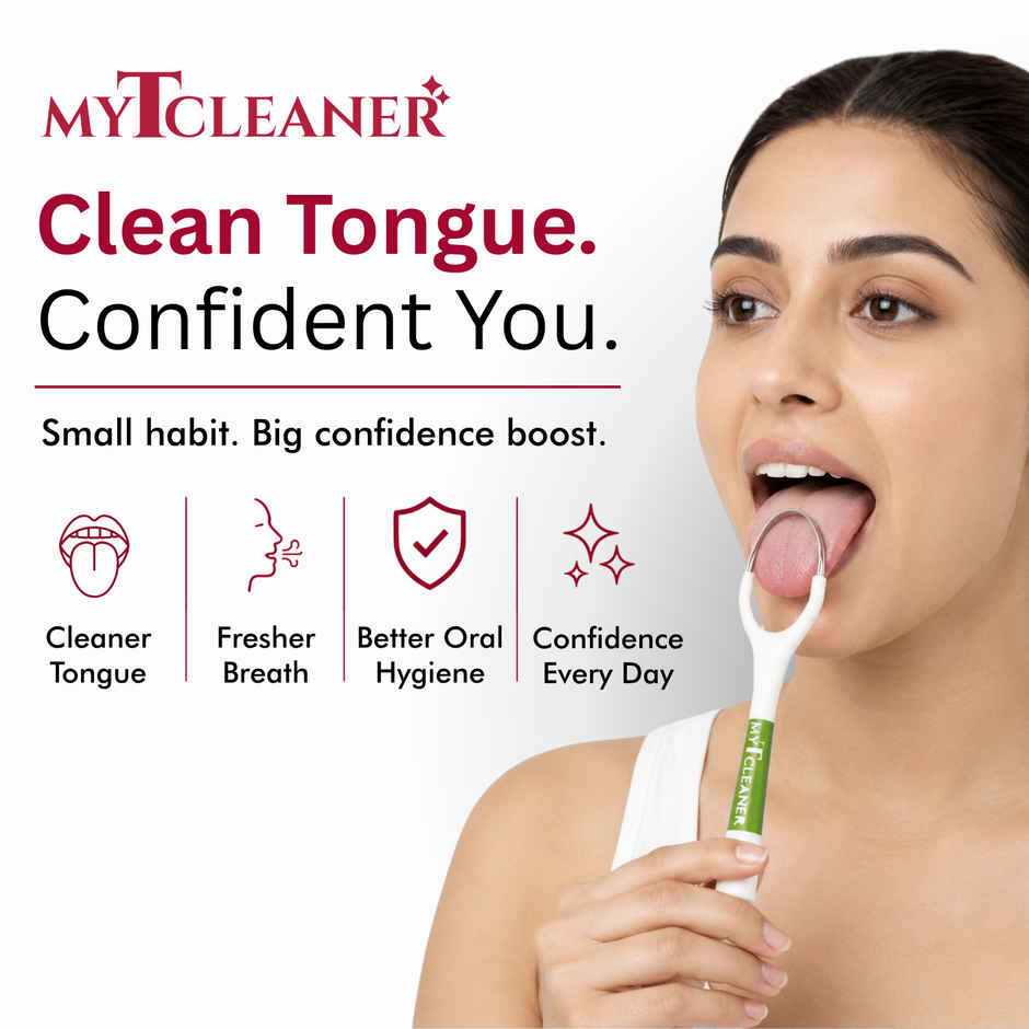 My Orl-Care Single Handed Premium Stainless Steel Tongue Cleaner