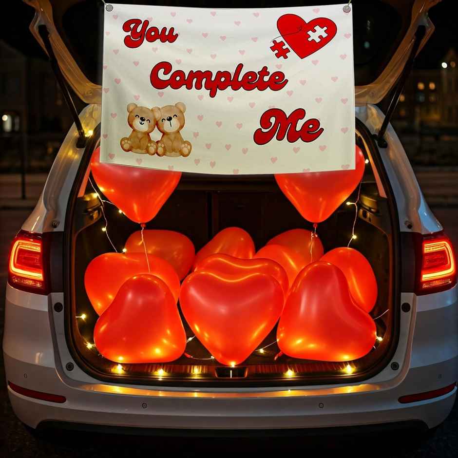 You Complete Me Romantic Car Boot Decor | Special You