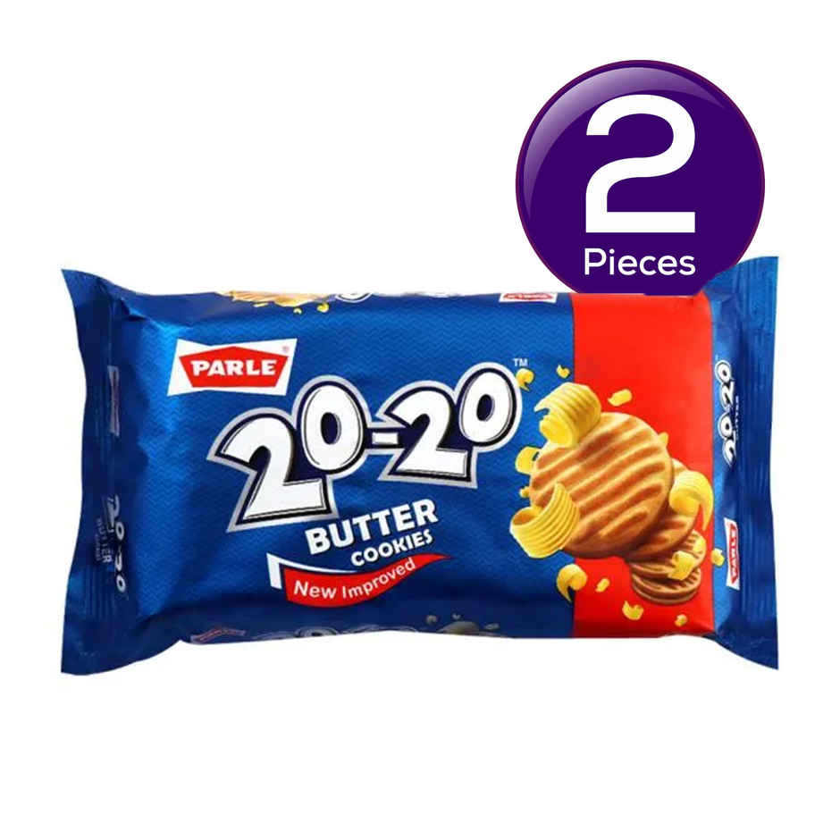 Parle 20-20 Butter Biscuits | Trans Fat-free Combo