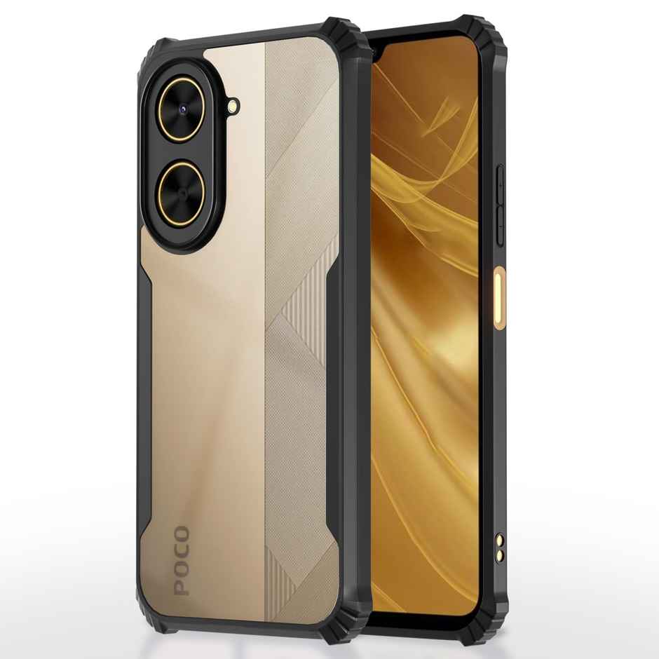 Artistque Case for Redmi A5 | Poco C71 4G Back Cover | Transparent Shockproof TPU Cover