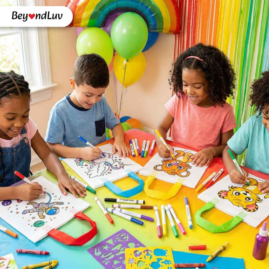 Gift Bags For Kids Birthday Party with Diy Bags | Return Gifts Bags | BeyondLuv
