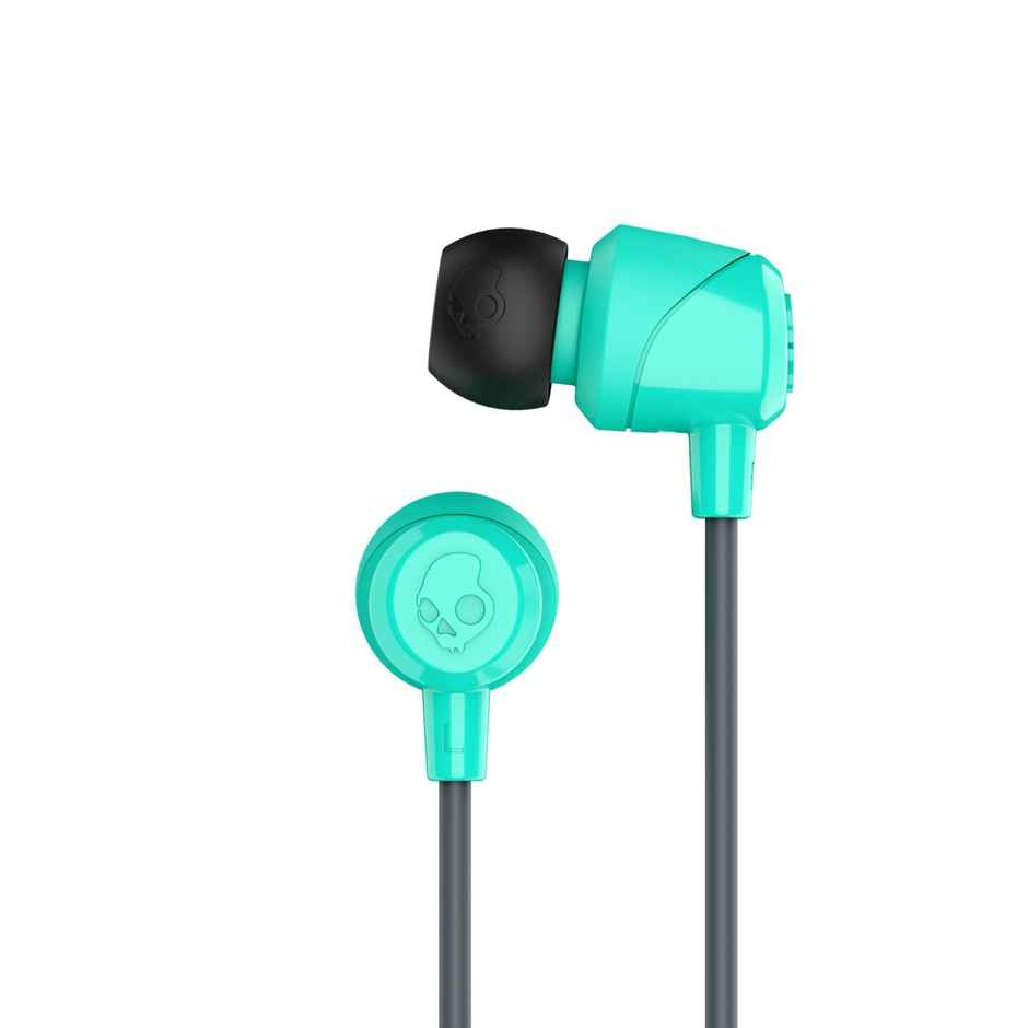 Skullcandy Jib In-Ear Wired Earbuds, Noise Isolating, Gray Miami, 3.5mm Jack