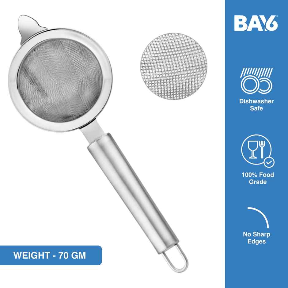 BAY6 Steel Pipe Handle Tea Strainer