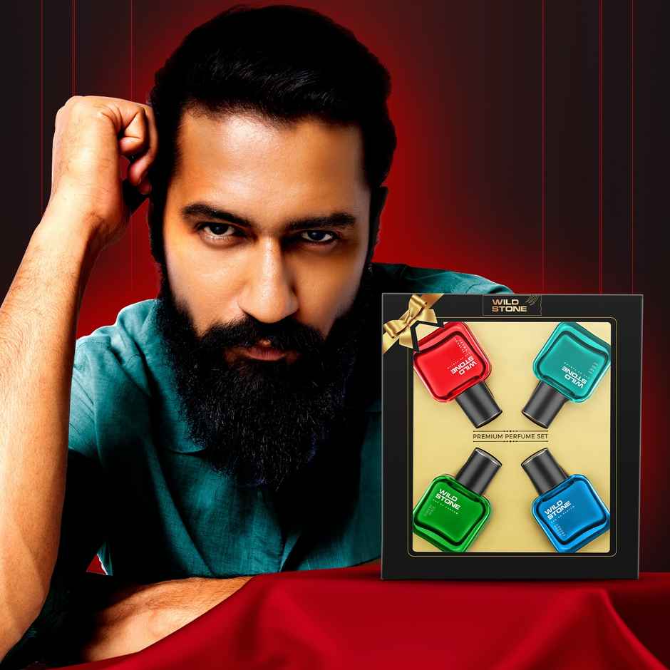 Wild Stone Edge Forest Spice Hydra Energy And Ultra Sensual Perfume Combo For Men(120ml) & Hoovu Valentines Bunch Of 3 Roses(1pc) Combo