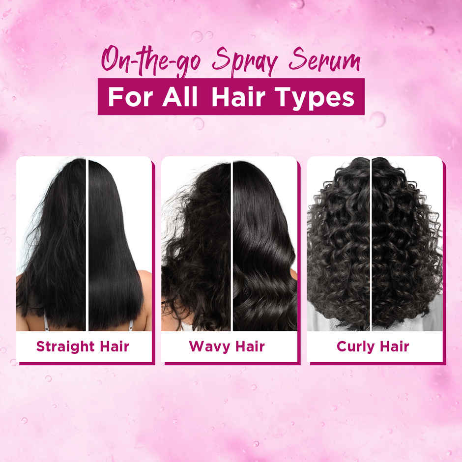 Livon Shake & Spray Serum for on-the-go hair | Provides instant shine & frizz control