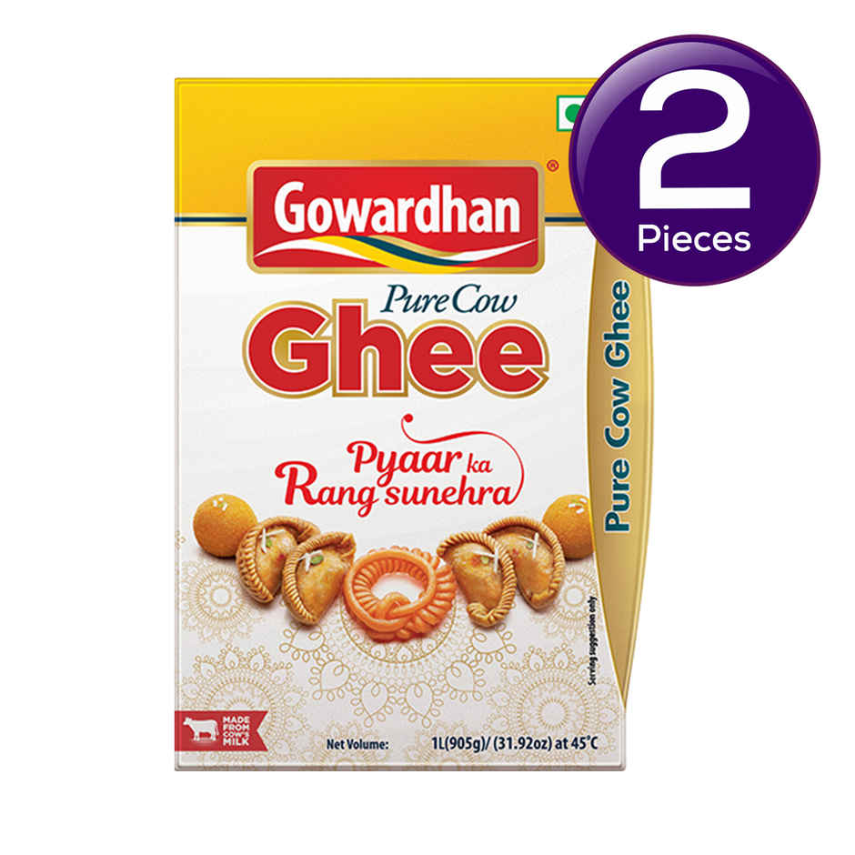 Gowardhan Pure Cow Ghee | Carton Combo