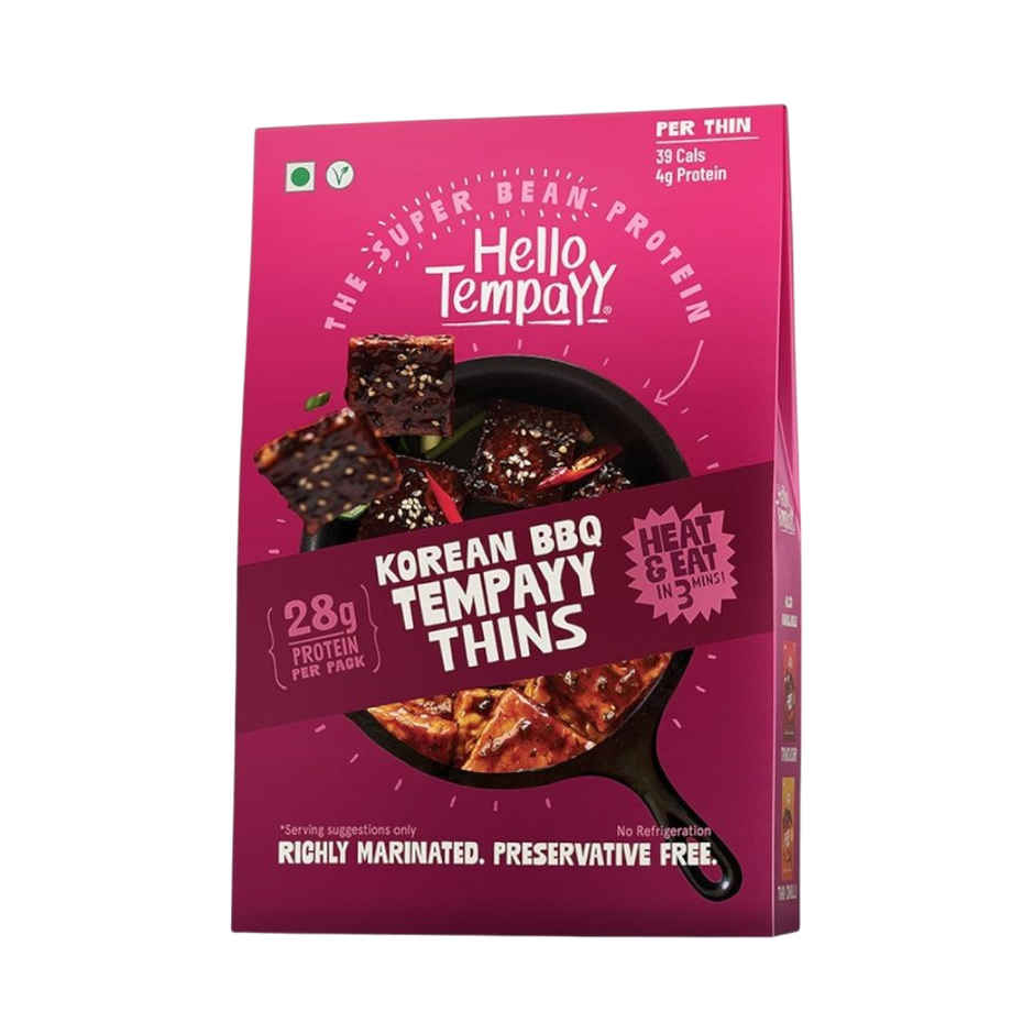 Hello Tempayy Tempeh Thins - Korean Bbq