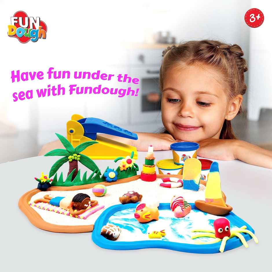 Funskool Fundough Fun Workshop - Creative Multi-Colour Play Set