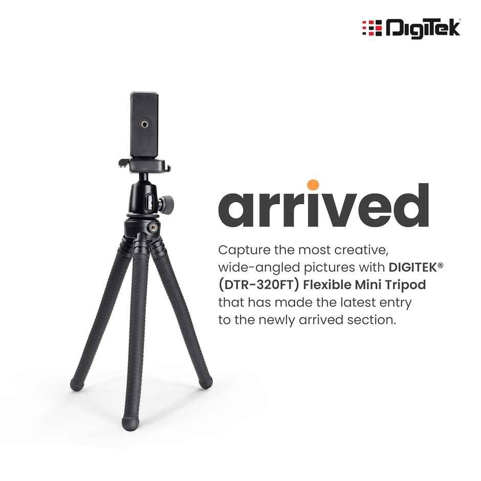 Digitek Dtr-320 Ft Flexible Gorillapod Tripod For All Cameras And Mobile Phones