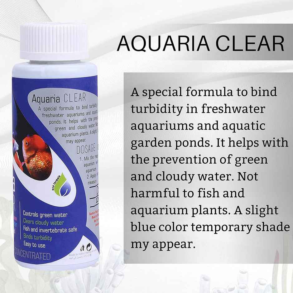 Foodie Puppies Aquatic Remedies Aquaria Clear Cloudy Water Remover For Freshwater Aquariums