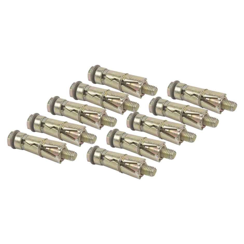 Spartan Bolt Type Wall Anchor Fasteners Kit | 8Mm, Bolt Screws, Rust Proof, Unbeatable Hold