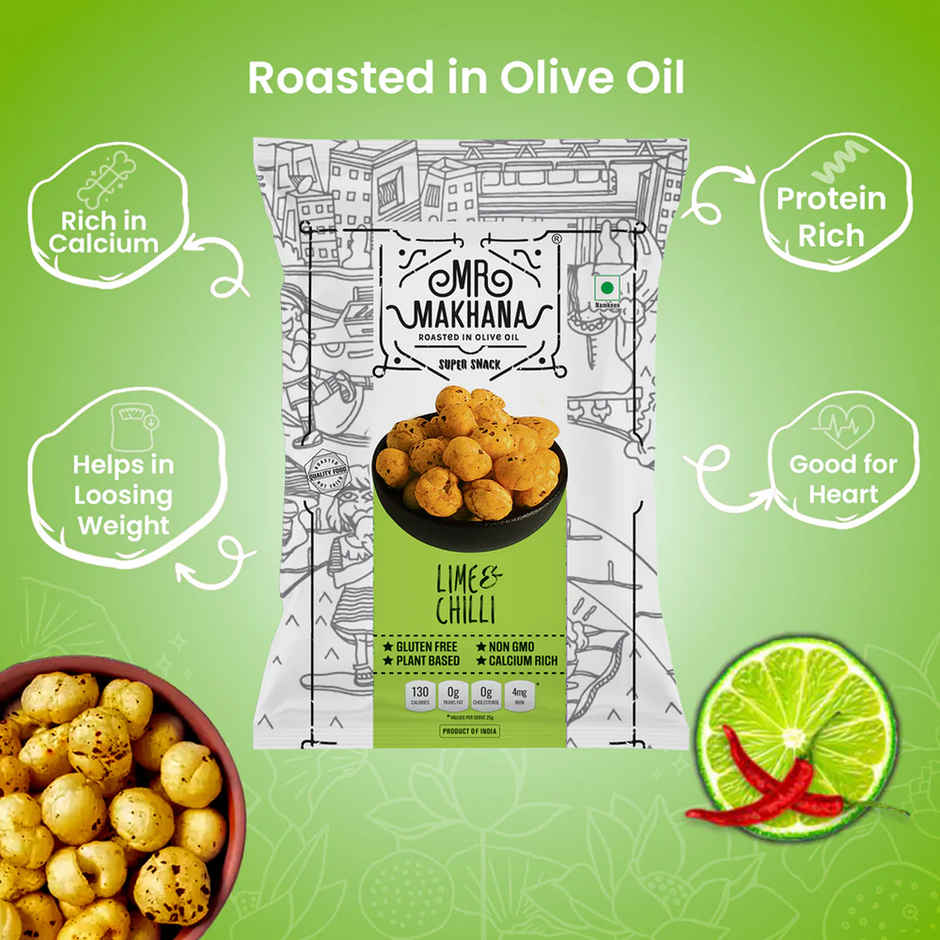 Mr Makhana Lime Chilli Combo
