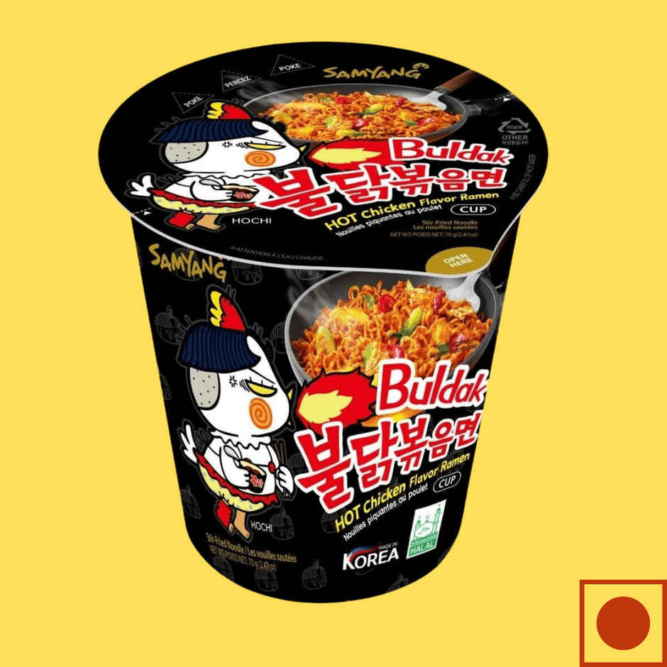 Samyang Korean Hot Chicken Flavour Ramen Cup Non Veg