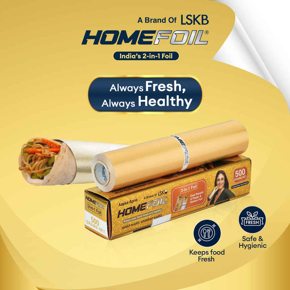 HOMEFOIL 2-in-1 Paper & Golden Foil