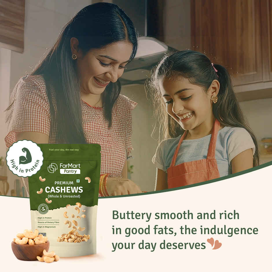 FarMart Pantry Pure Premium Whole Cashew