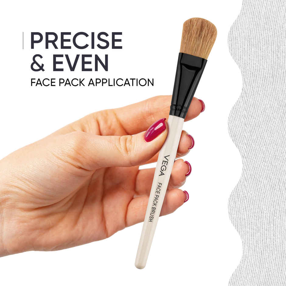 VEGA Face Pack Brush - White, 1 Piece, (HV-27)