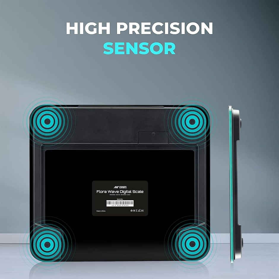 Ant Esports Flora Wave Digital Weighing Scale Highly Accurate Body Scale | Weight Up To 180Kg