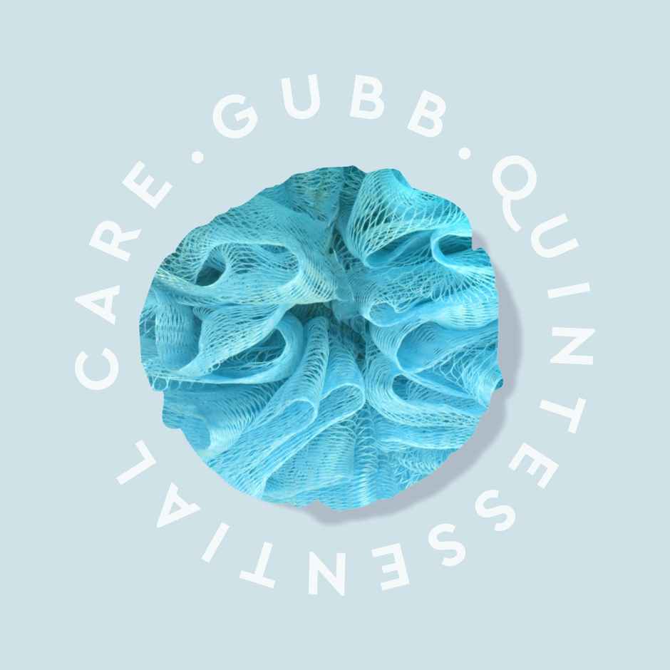 GUBB Luxe Sponge Round Loofah - Arctic